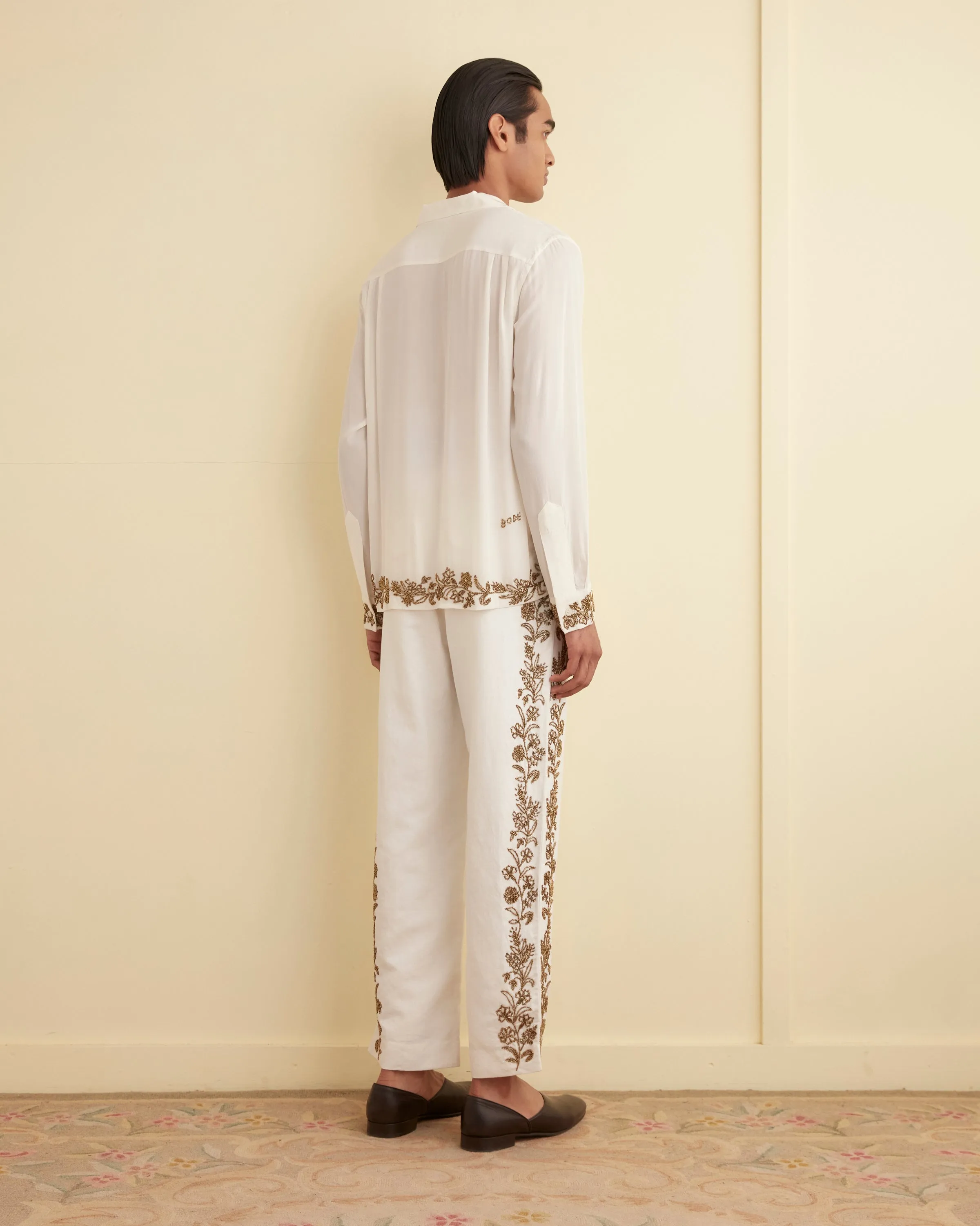 Beaded Wheat Flower Trousers