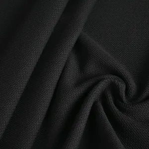 Black Honeycomb Tweed Fabric 95023