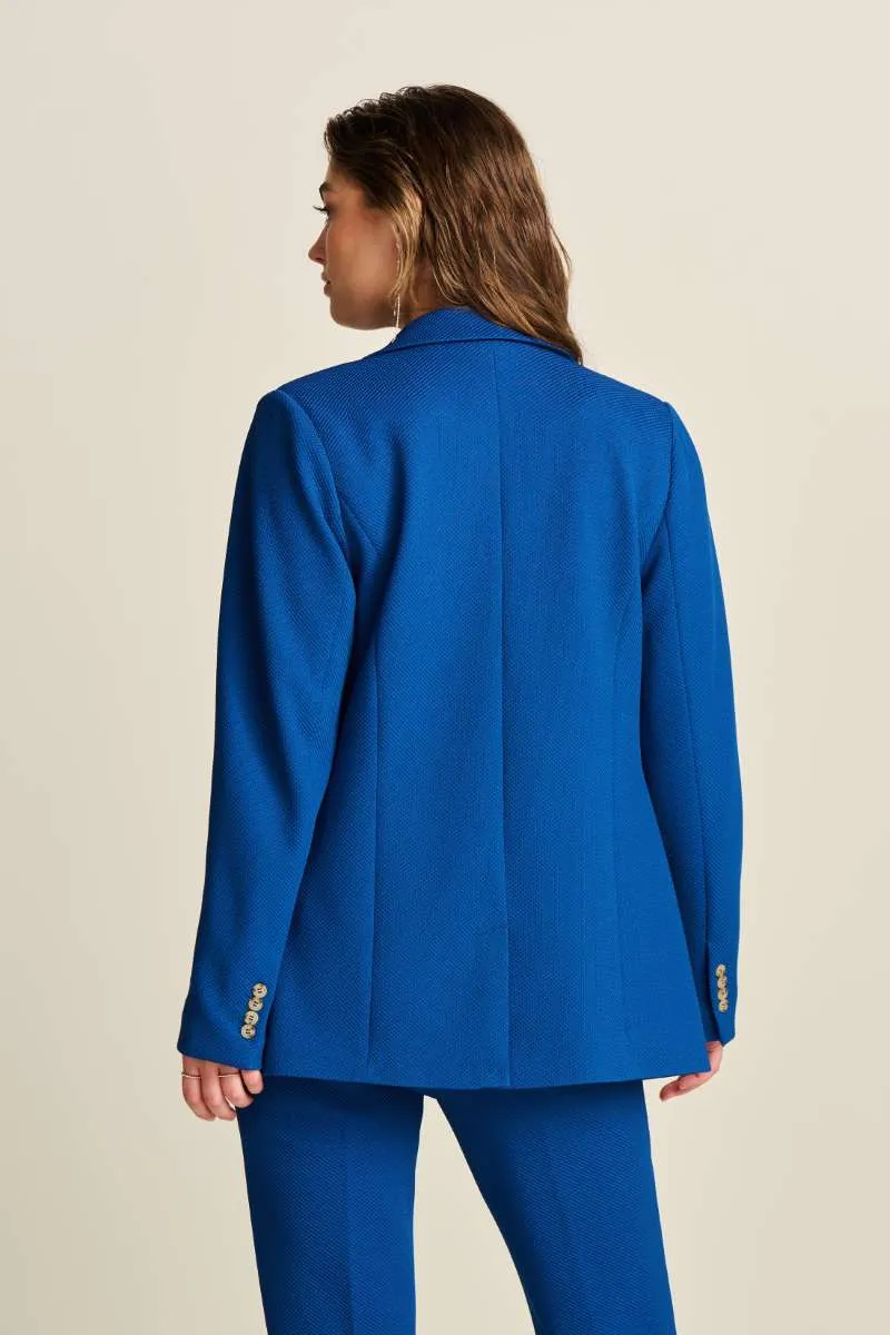 Blazer SP7783 in Pique Ink Blue by POM Amsterdam