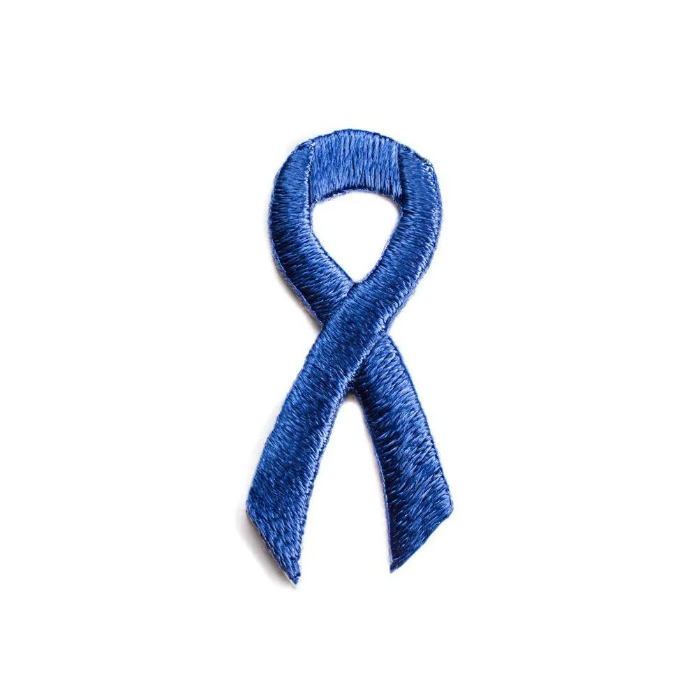 Blue Ribbon Embroidered Stick-ons - 25-pack