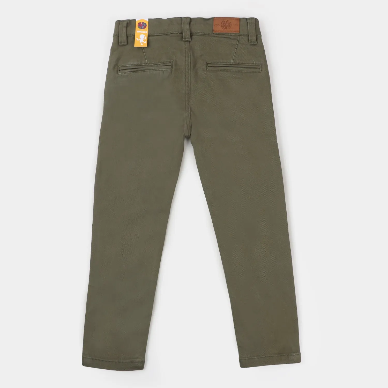 Boys Cotton Pant Basic - Green