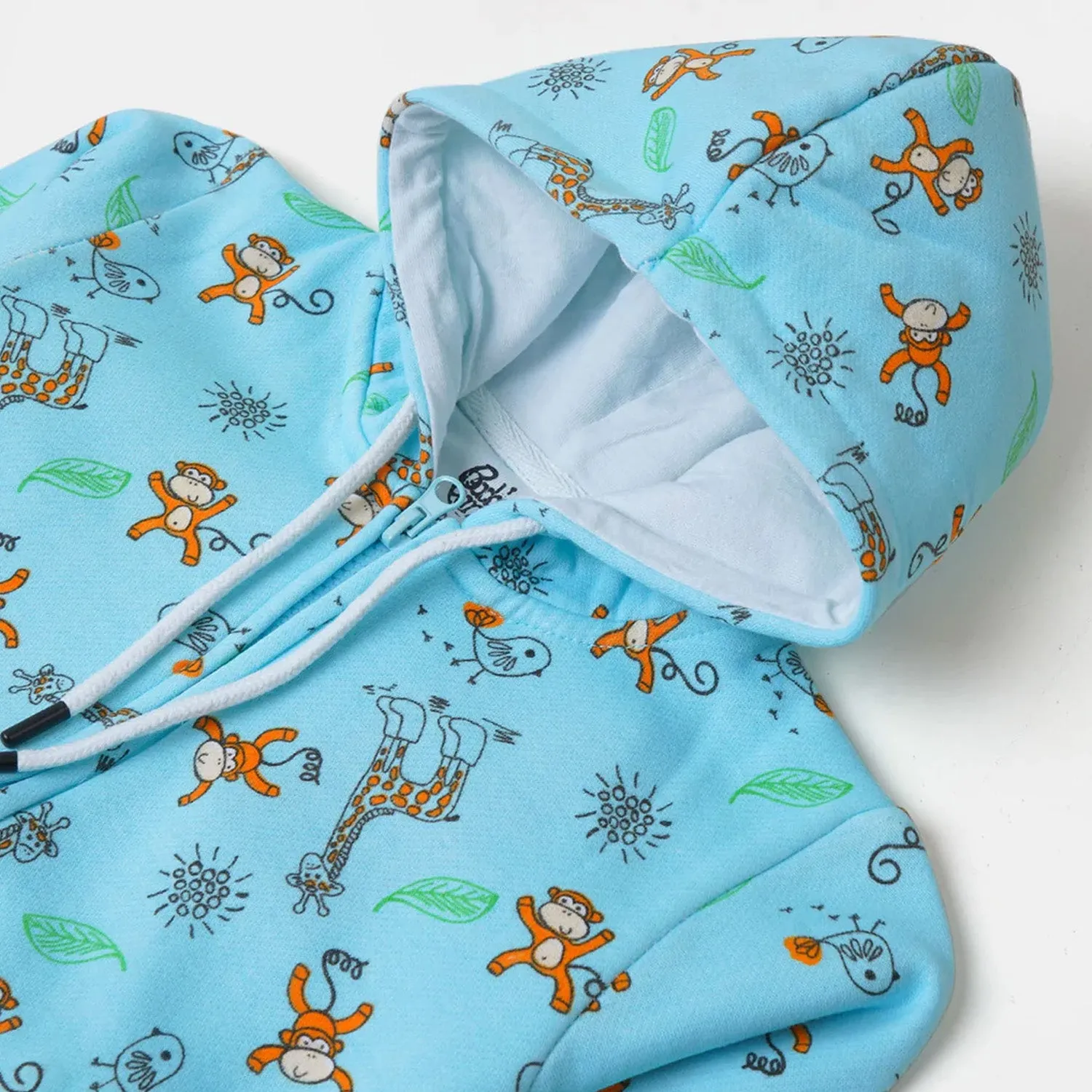 Boys Jacket Monkey - Sky Blue