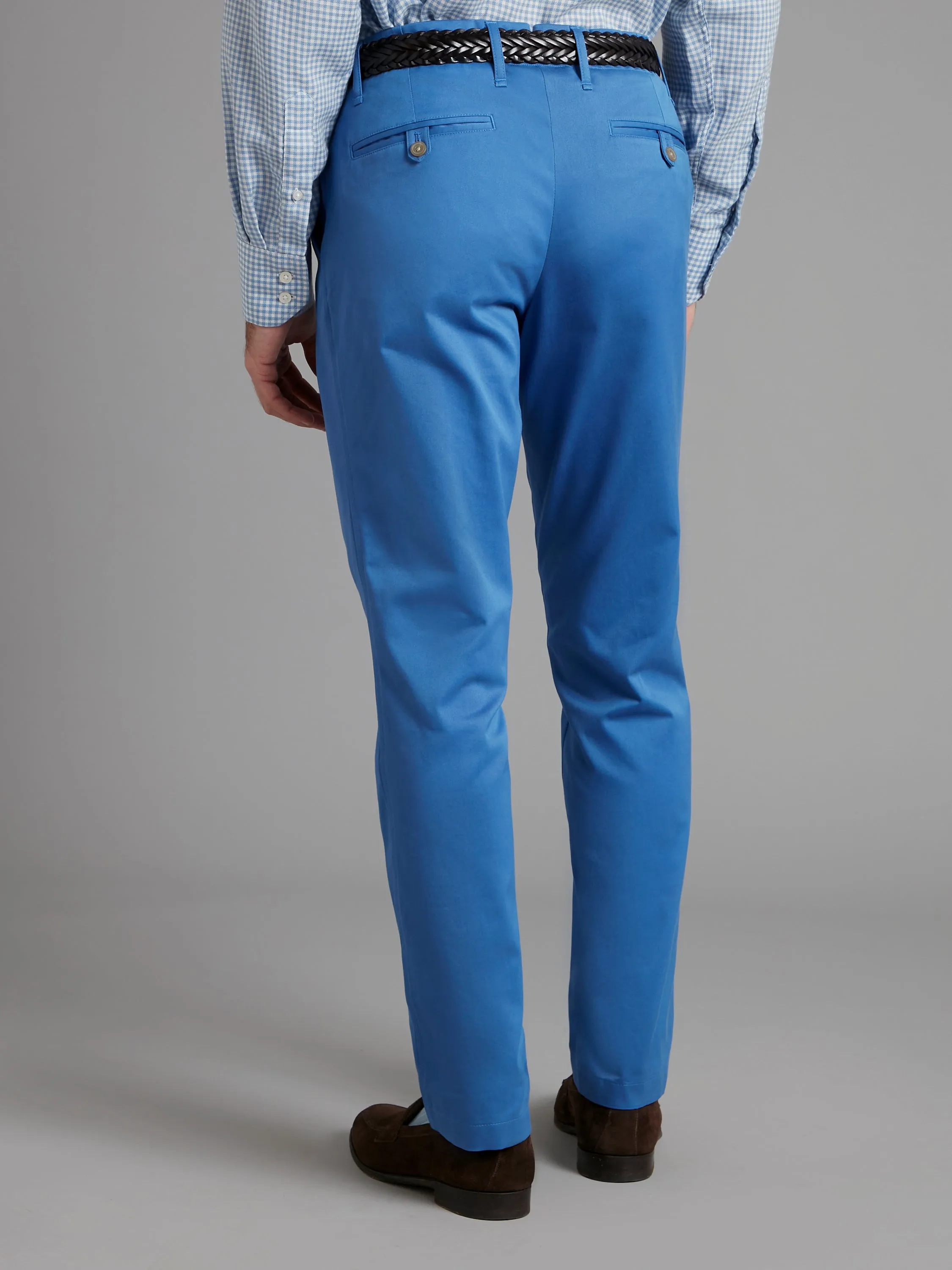 Brompton Chinos - Mid Blue