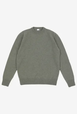 Crewneck Lambswool Shetland Blend Sage