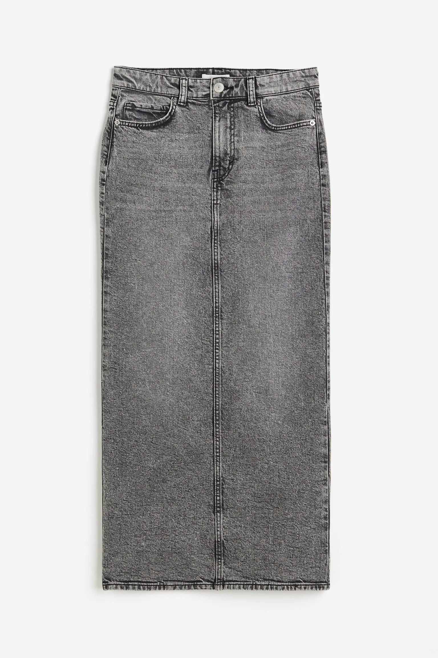 Denim skirt H&M, gray