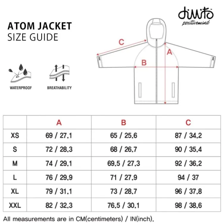 DIMITO ATOM SNOW JACKET-BLACK [KOREAN BRAND]