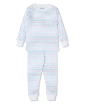 Girls Long Pyjamas - Nighty Night Stripes