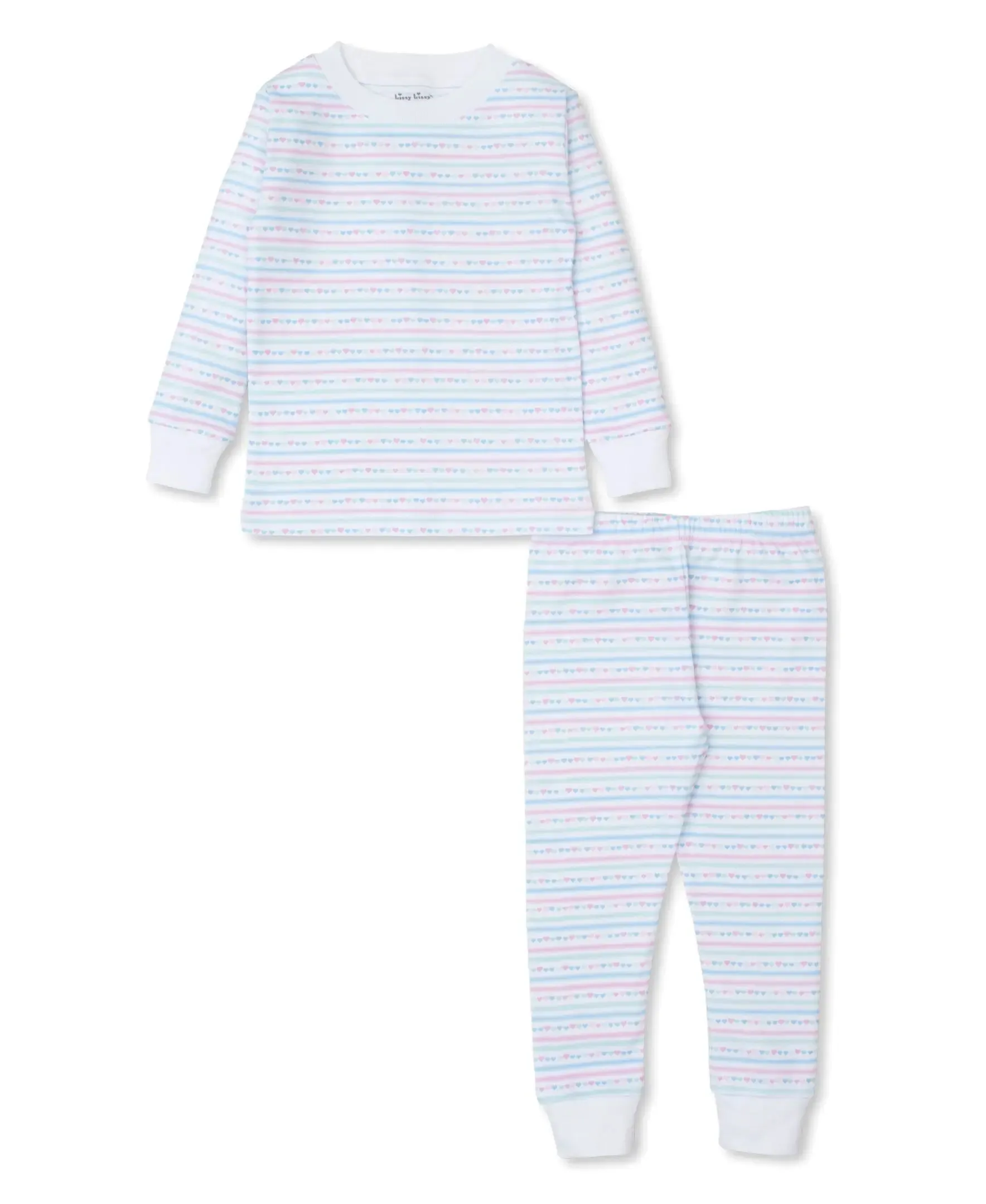 Girls Long Pyjamas - Nighty Night Stripes