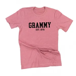 Grammy - EST. (Select Your Year) ﻿- Unisex Tee