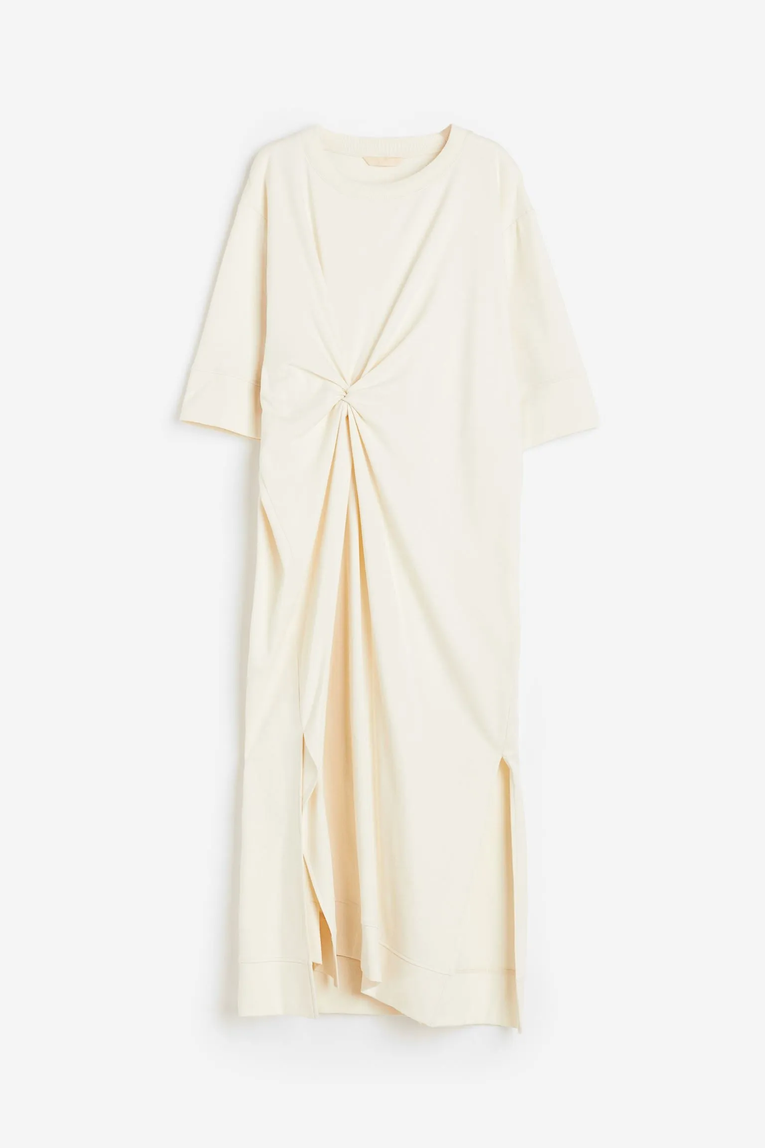 H&M Linen-blend dress, cream