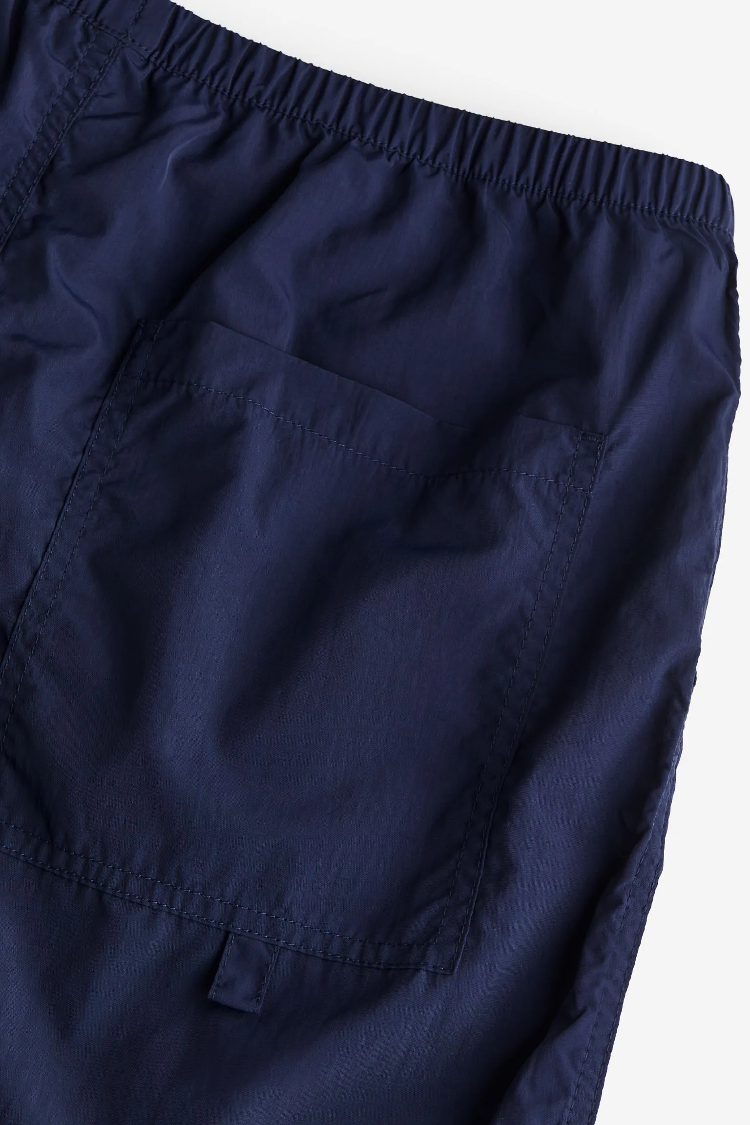 H&M Nylon Parachute trousers, dark blue