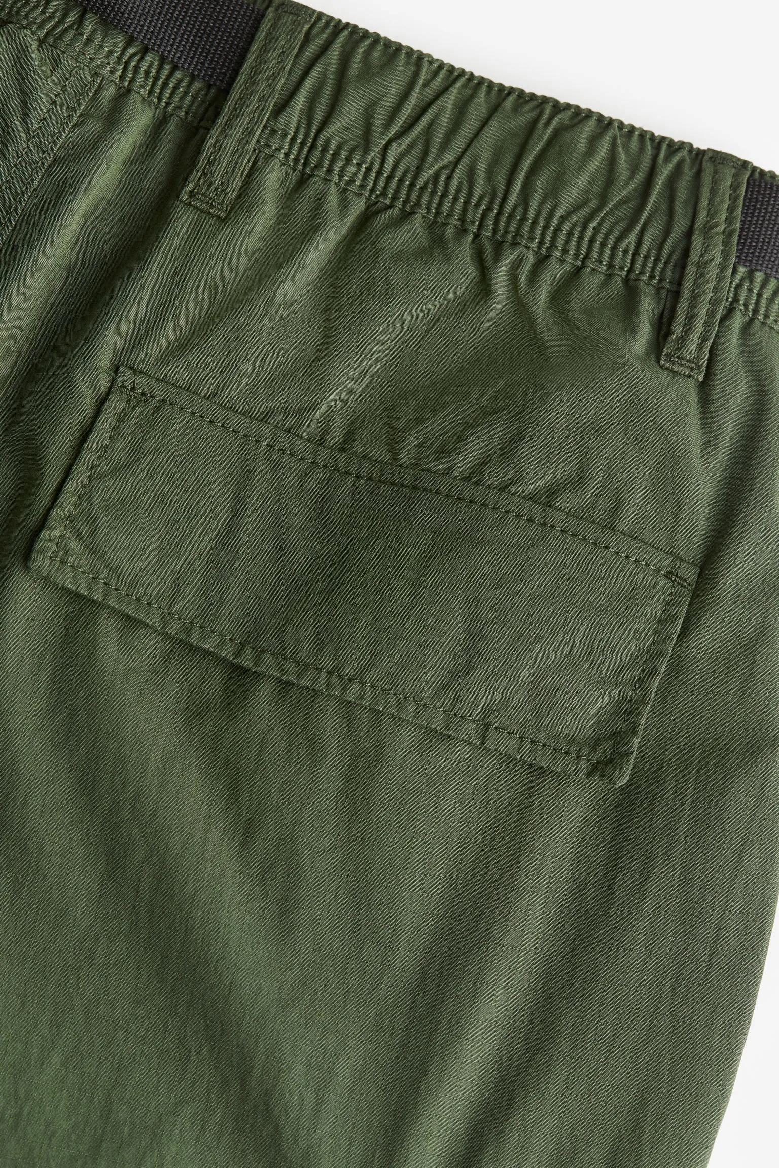 H&M Relaxed Fit Cargo Pants, dark green