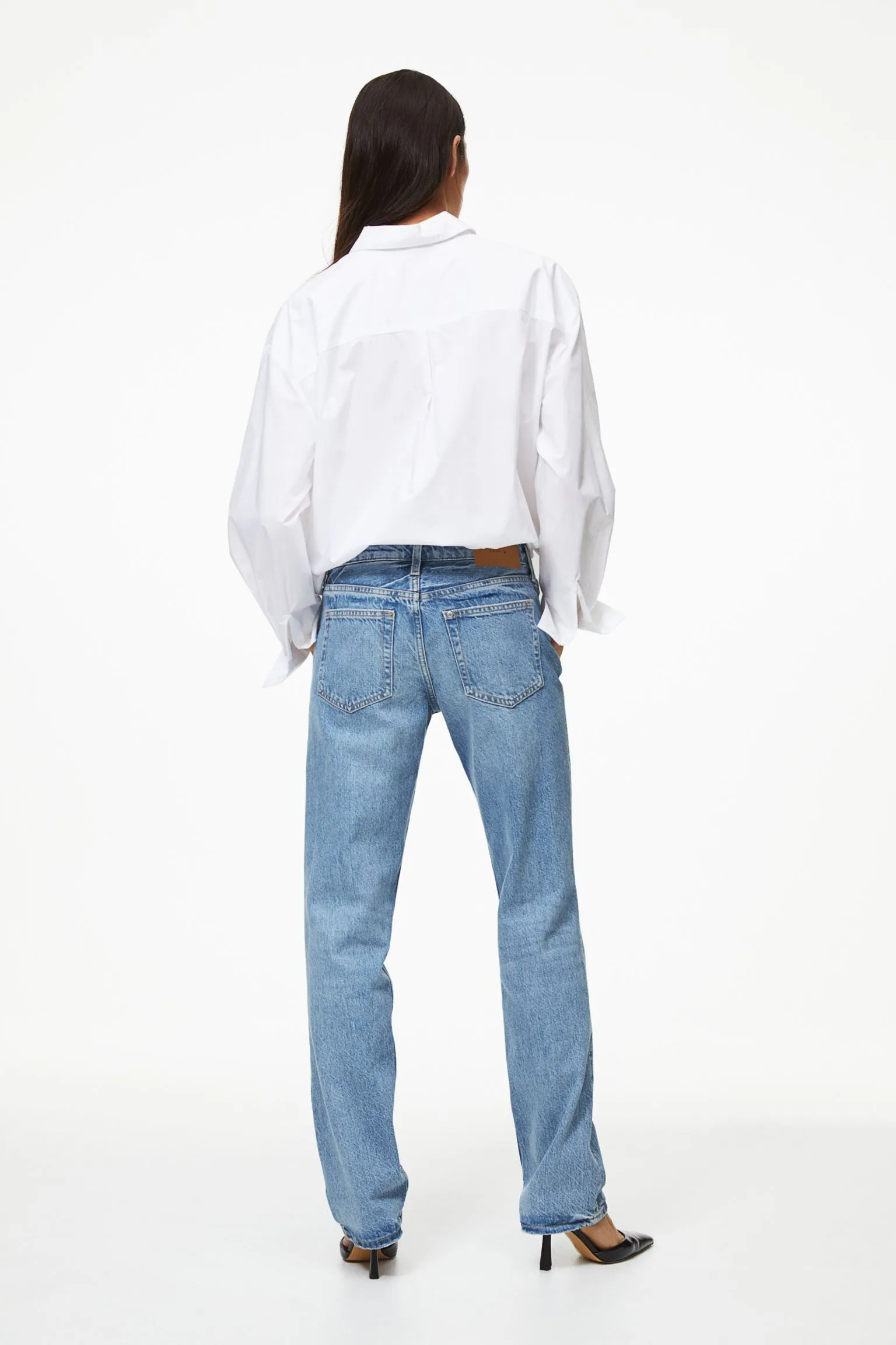 H&M Straight Low jeans, blue