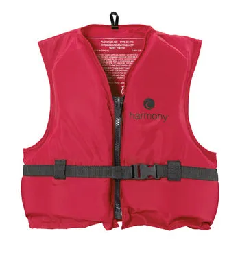 Harmony Youth Type III Life Jacket/Red