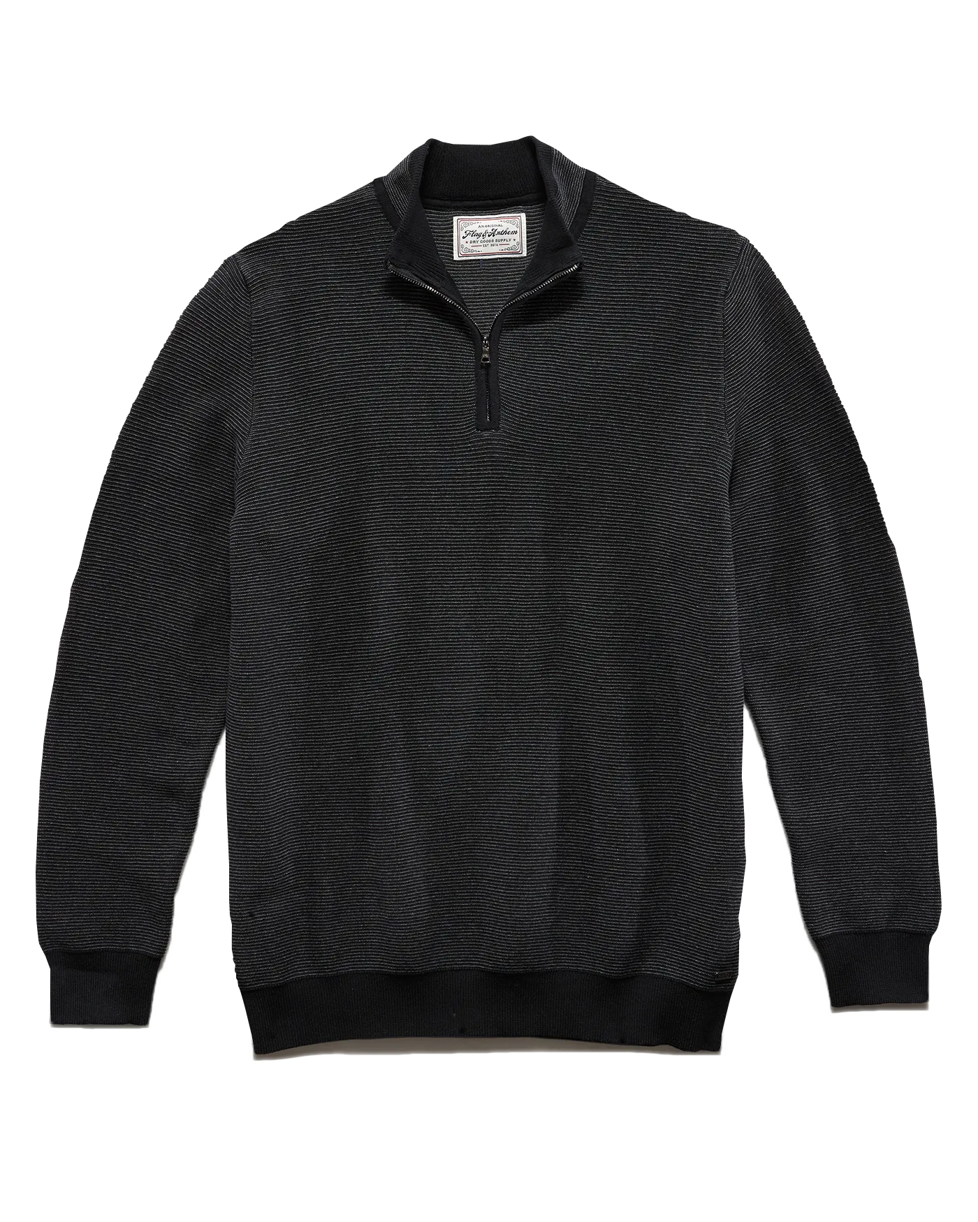 HUMPHREY MINI STRIPE 1/4-ZIP SWEATER