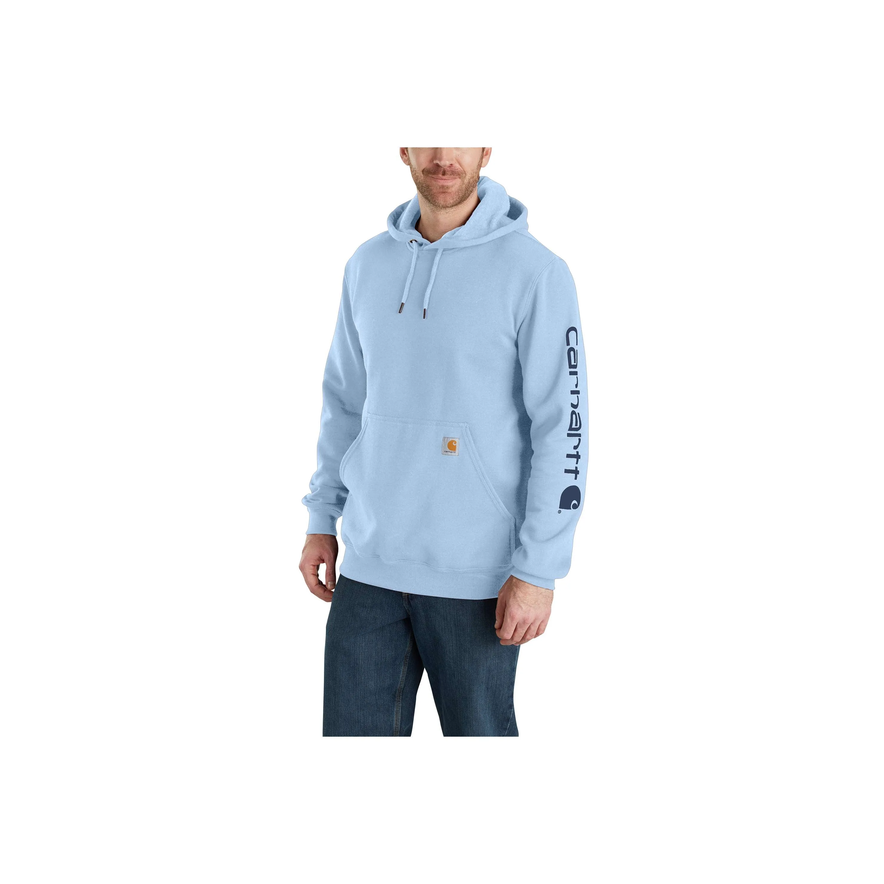 K288 (SEASONAL)- MIDWEIGHT SIGNATURE SLEEVE HOODED SWEATSHIRT