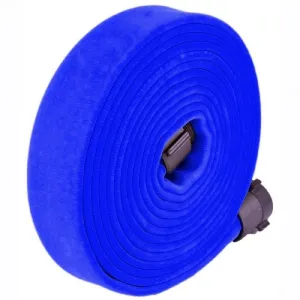 Key Fire Hose DP17 Big-10 Heavy Duty Rubber Attack Hose, Double Jacket, 1.75" Size, 50' Section, Blue, 1 Each