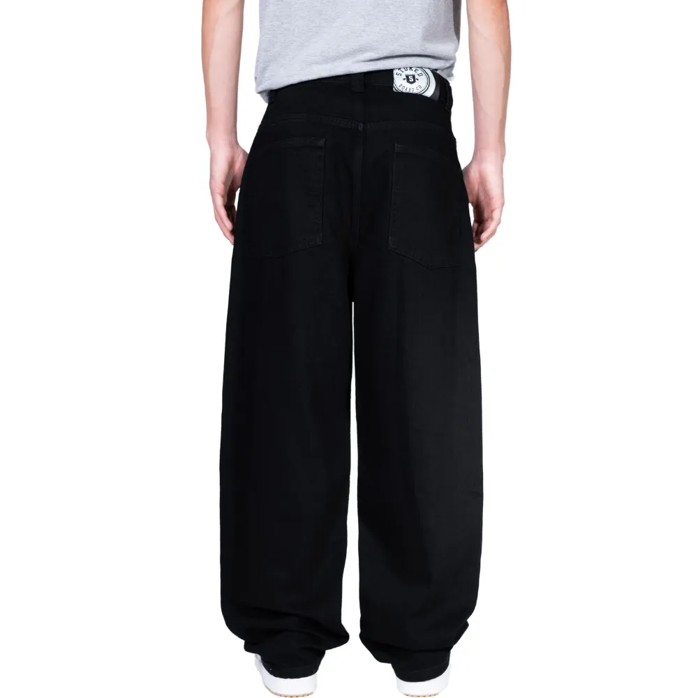 King Concrete Baggy Denim Pants True Black