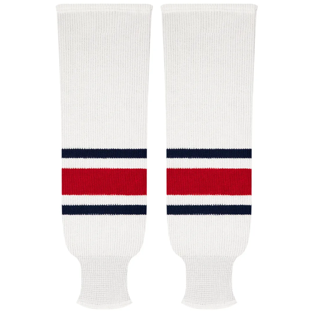 Kobe Sportswear 9847H Columbus Blue Jackets Home Pro Knit Ice Hockey Socks