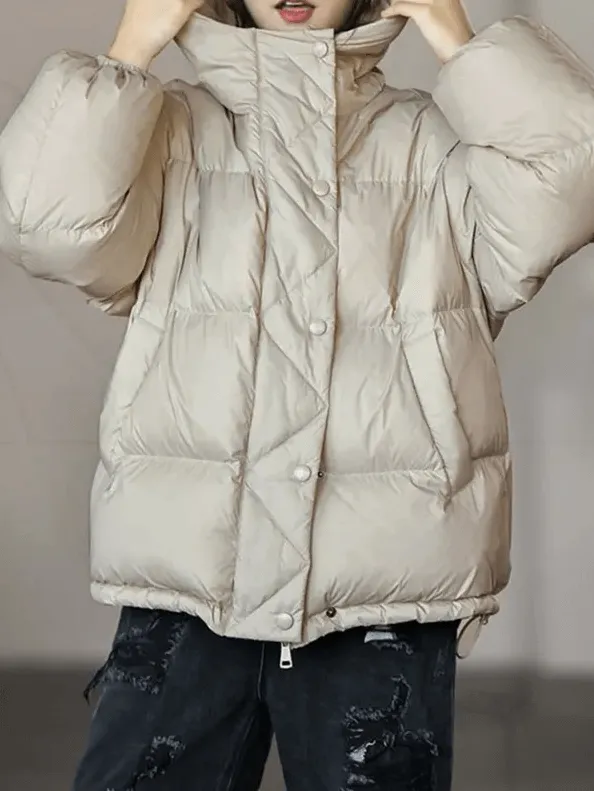 Lightweight Bodywarm Hooded White Duck Down Jacket - SF1619