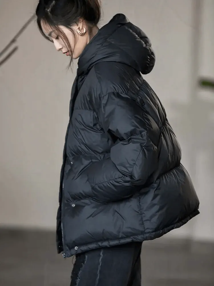 Lightweight Bodywarm Hooded White Duck Down Jacket - SF1619