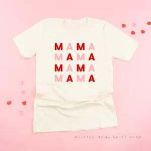 MAMA x 4 (Pink and Red) - Unisex Tee