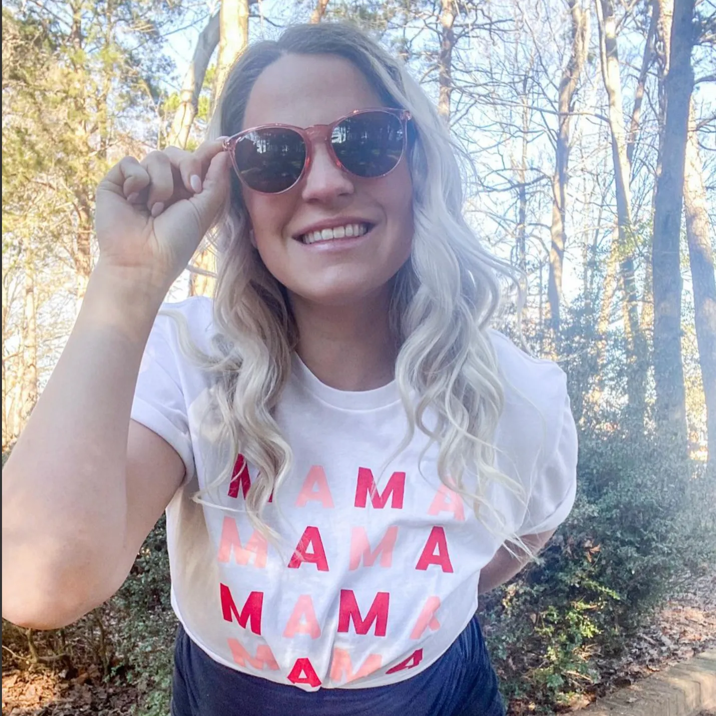 MAMA x 4 (Pink and Red) - Unisex Tee