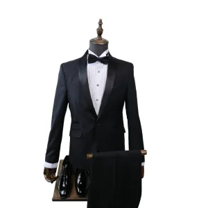 Mens Black Tuxedo 2PC