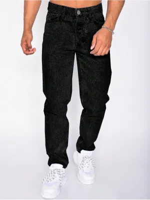 Men's Straight-leg Jeans With Slant Pockets