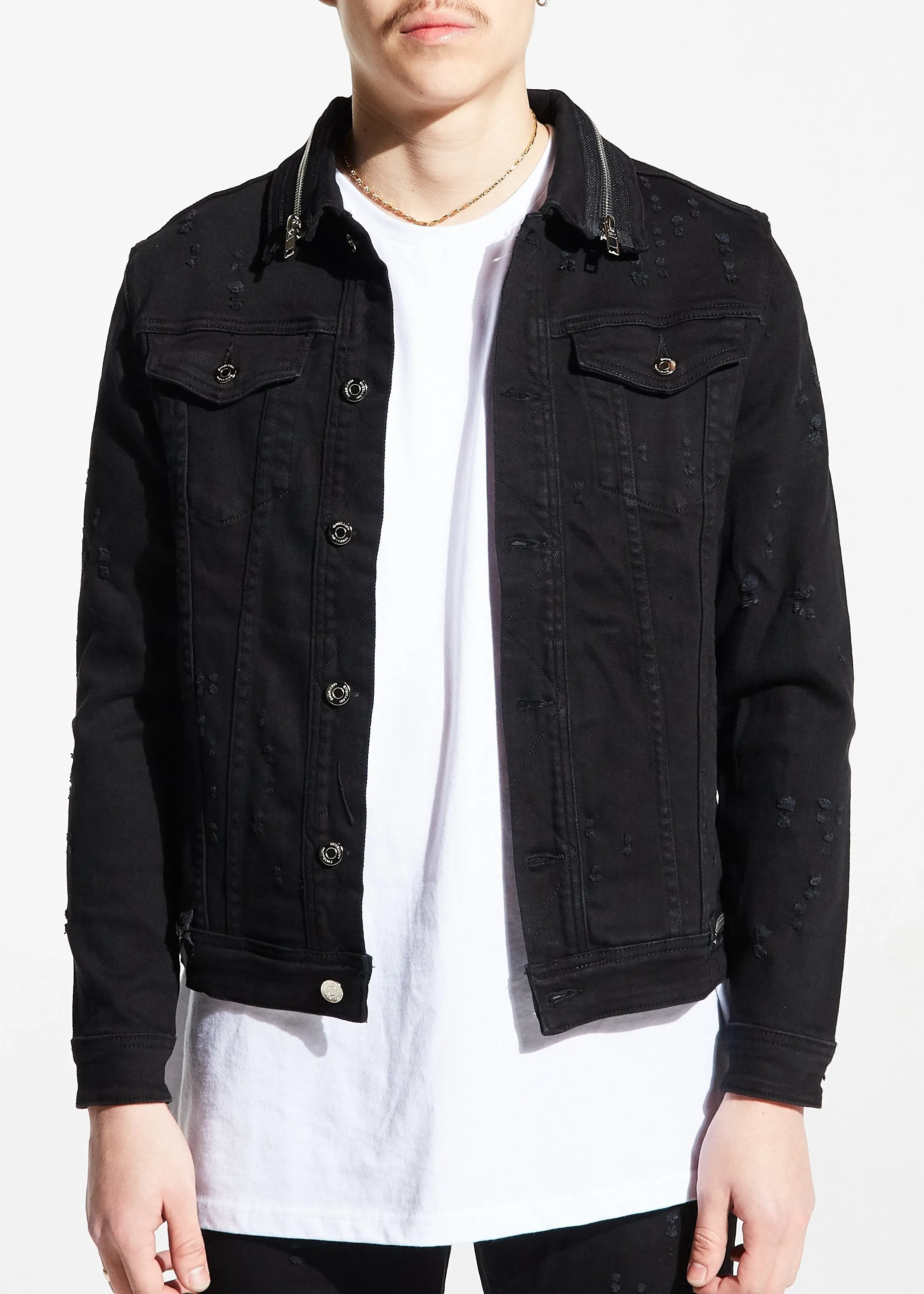 Parker Denim Jacket (Black)