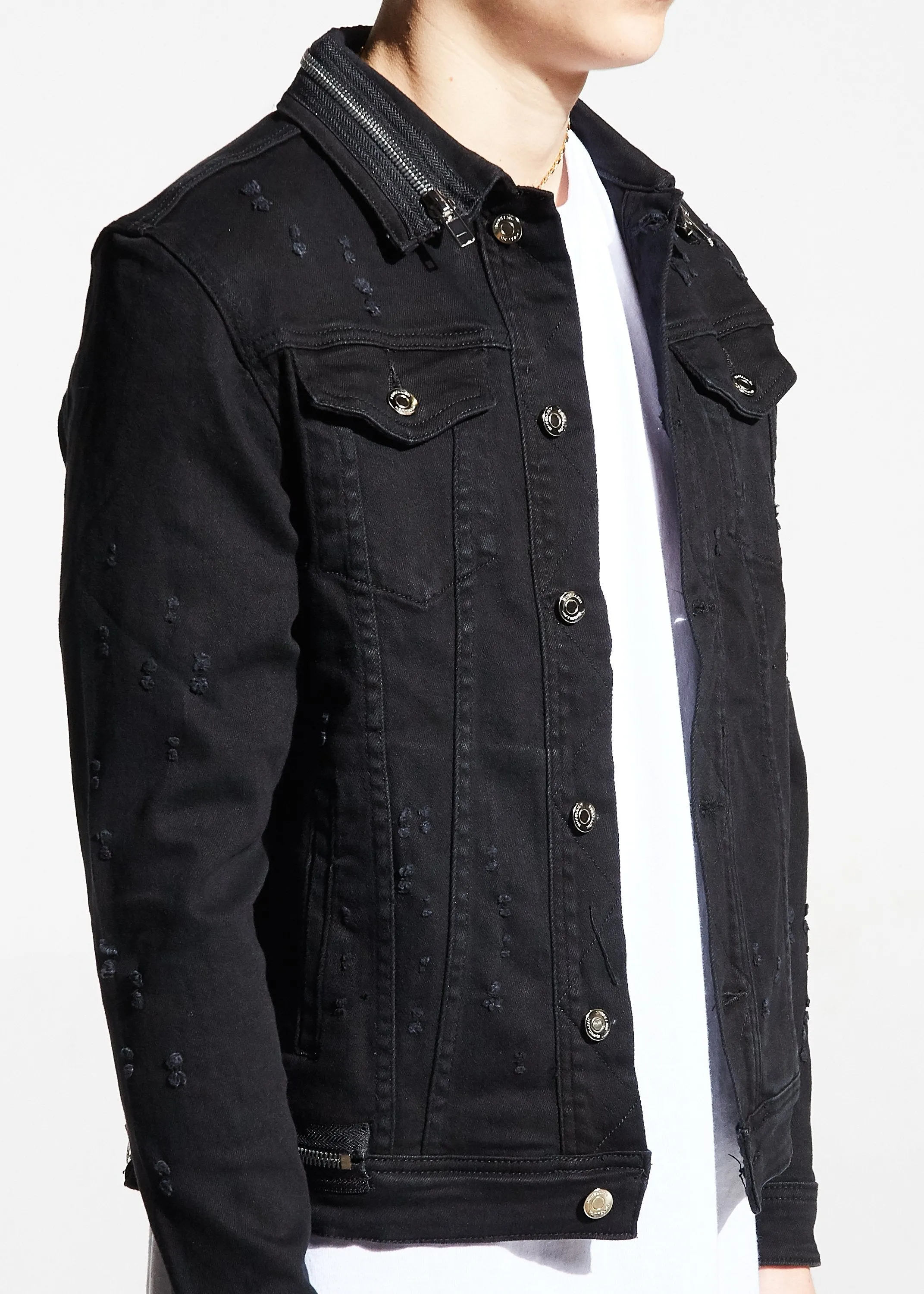 Parker Denim Jacket (Black)