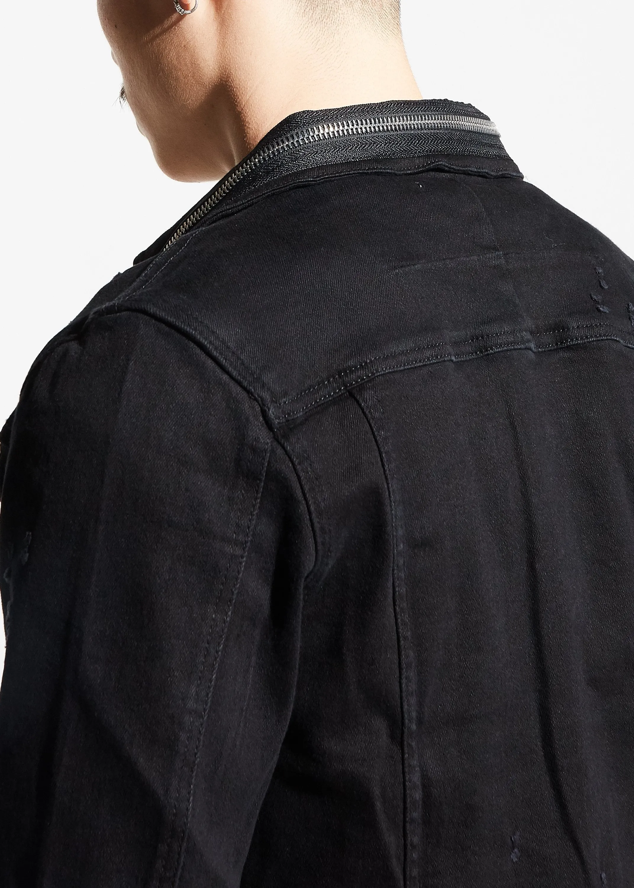 Parker Denim Jacket (Black)