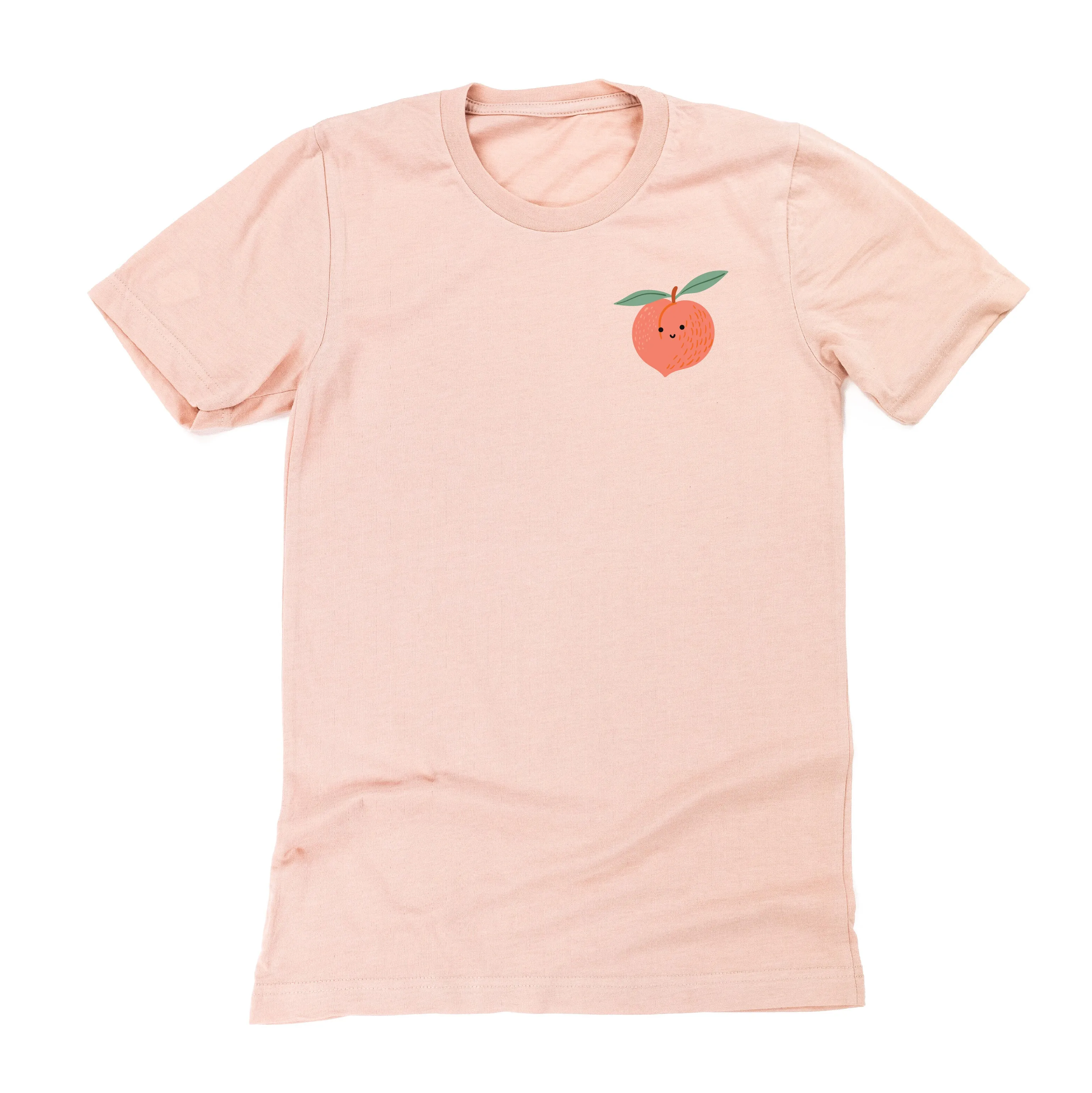 Pocket Fruit (Front) w/ Group of Smiley Fruit (Back) - Unisex Tee