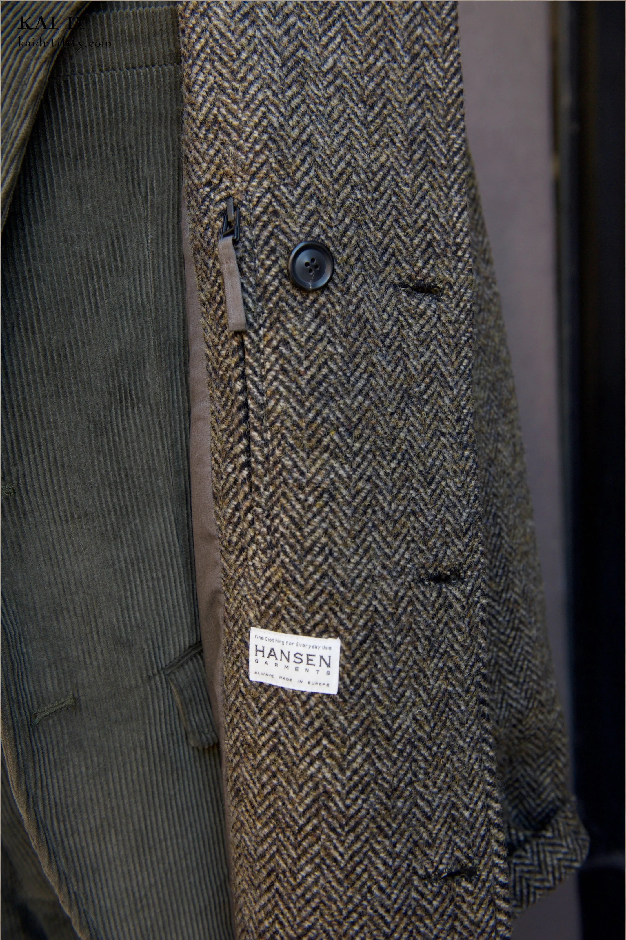 Sigurd Long Coat - Wool Herringbone - S, M (NO RETURN)