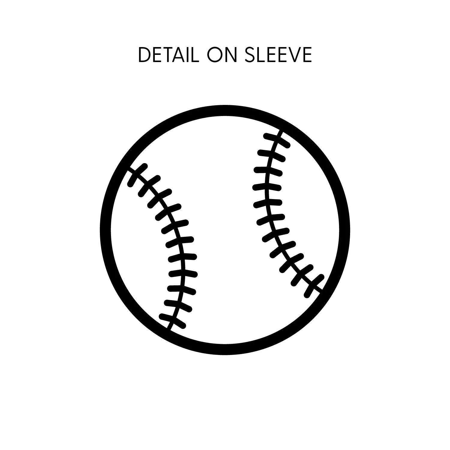 Swing Batter Batter Swing - Baseball Detail on Sleeve - Unisex Tee