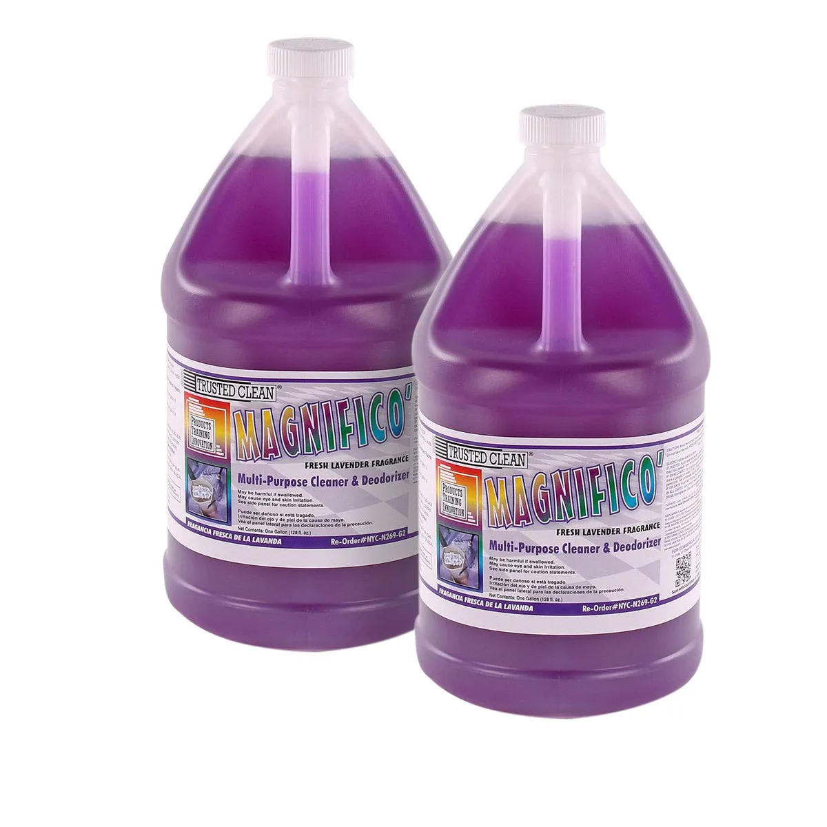 Trusted Clean 'Magnifico' Lavender Scented Floor Soap (1 Gallon Bottles) - Case of 2