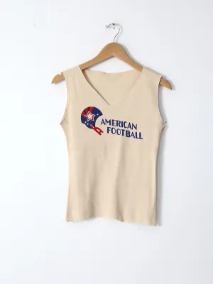 vintage American Football tank top