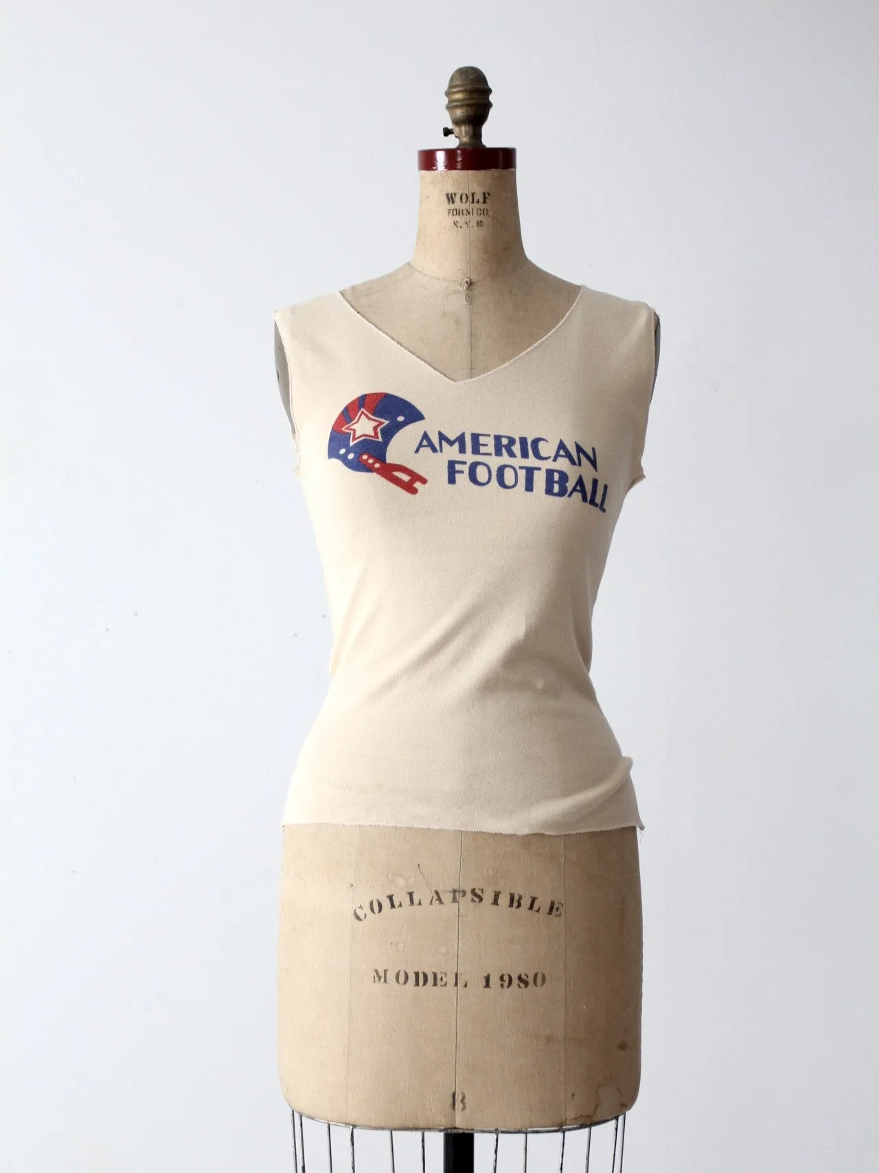 vintage American Football tank top