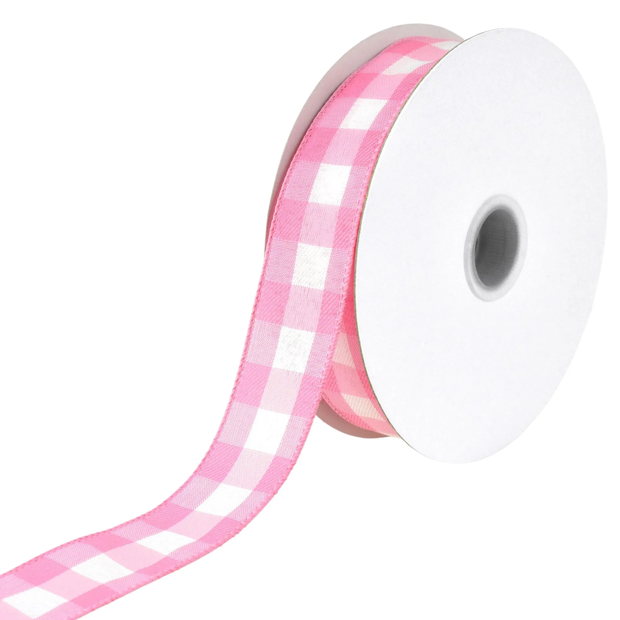 White Buffalo Plaid Wired Ribbons