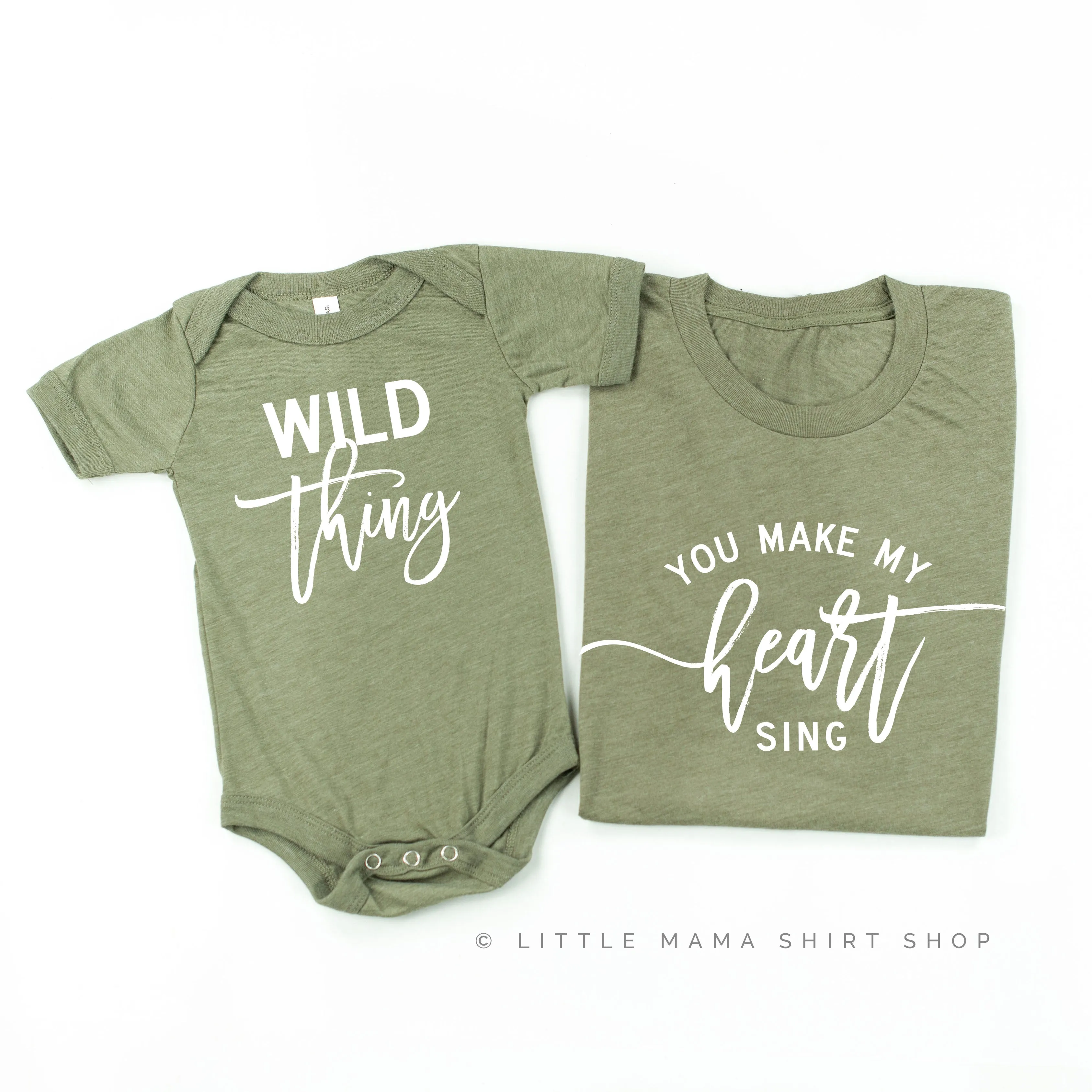 Wild Thing You Make My Heart Sing | Set of 2 Tees