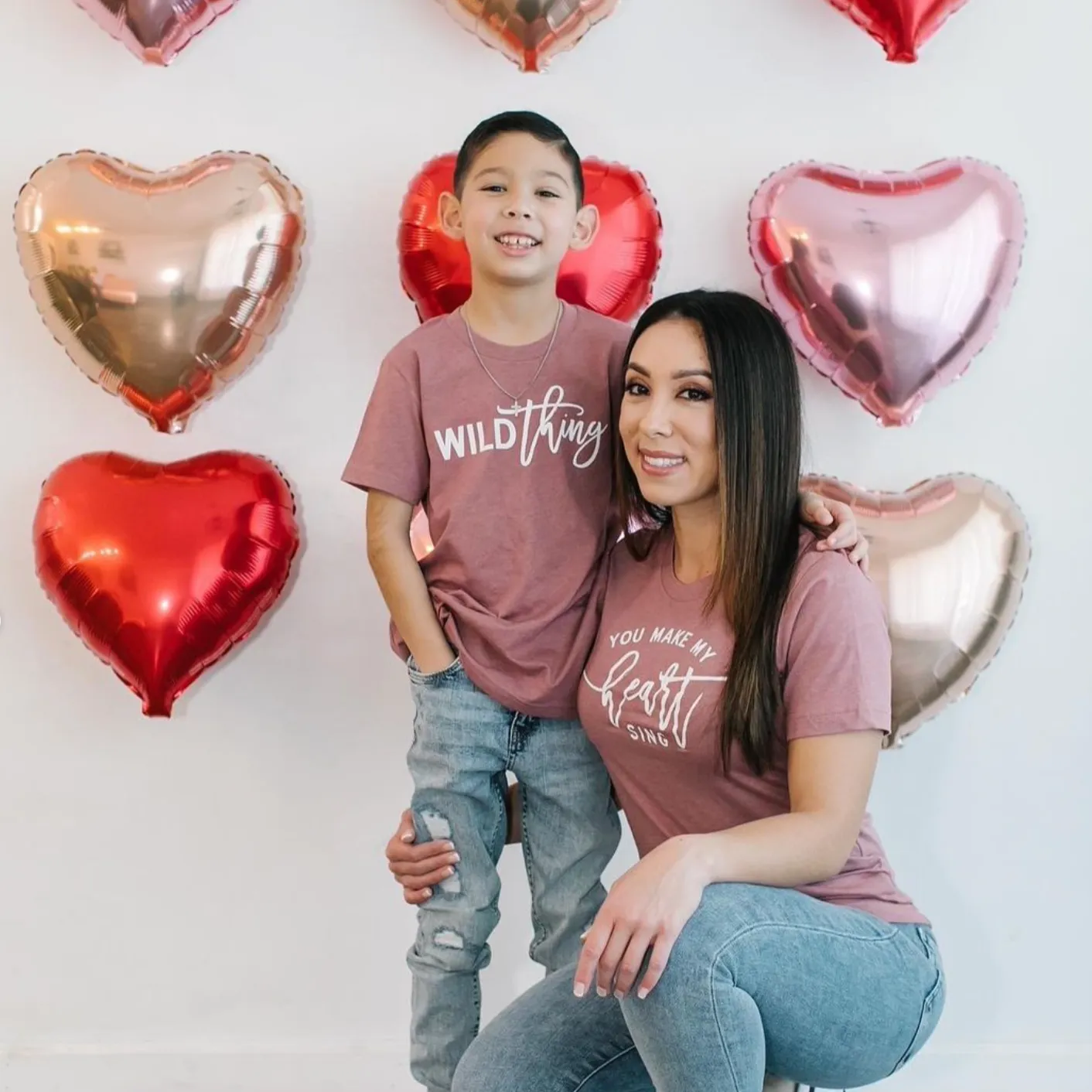 Wild Thing You Make My Heart Sing | Set of 2 Tees