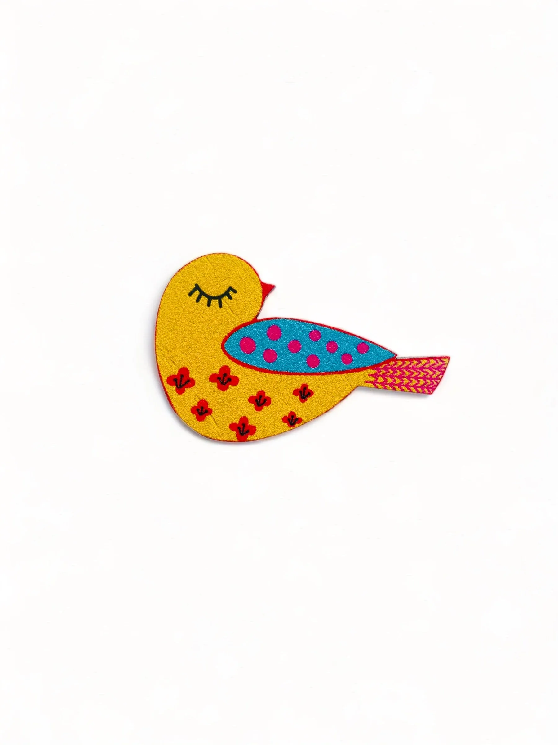 Yellow Bird Brooch