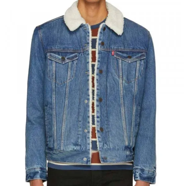 Yellowstone Jimmy Hurdstrom Denim Sherpa Jacket