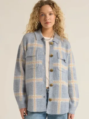 {Z Supply} Tyler Plaid Sweater Jacket